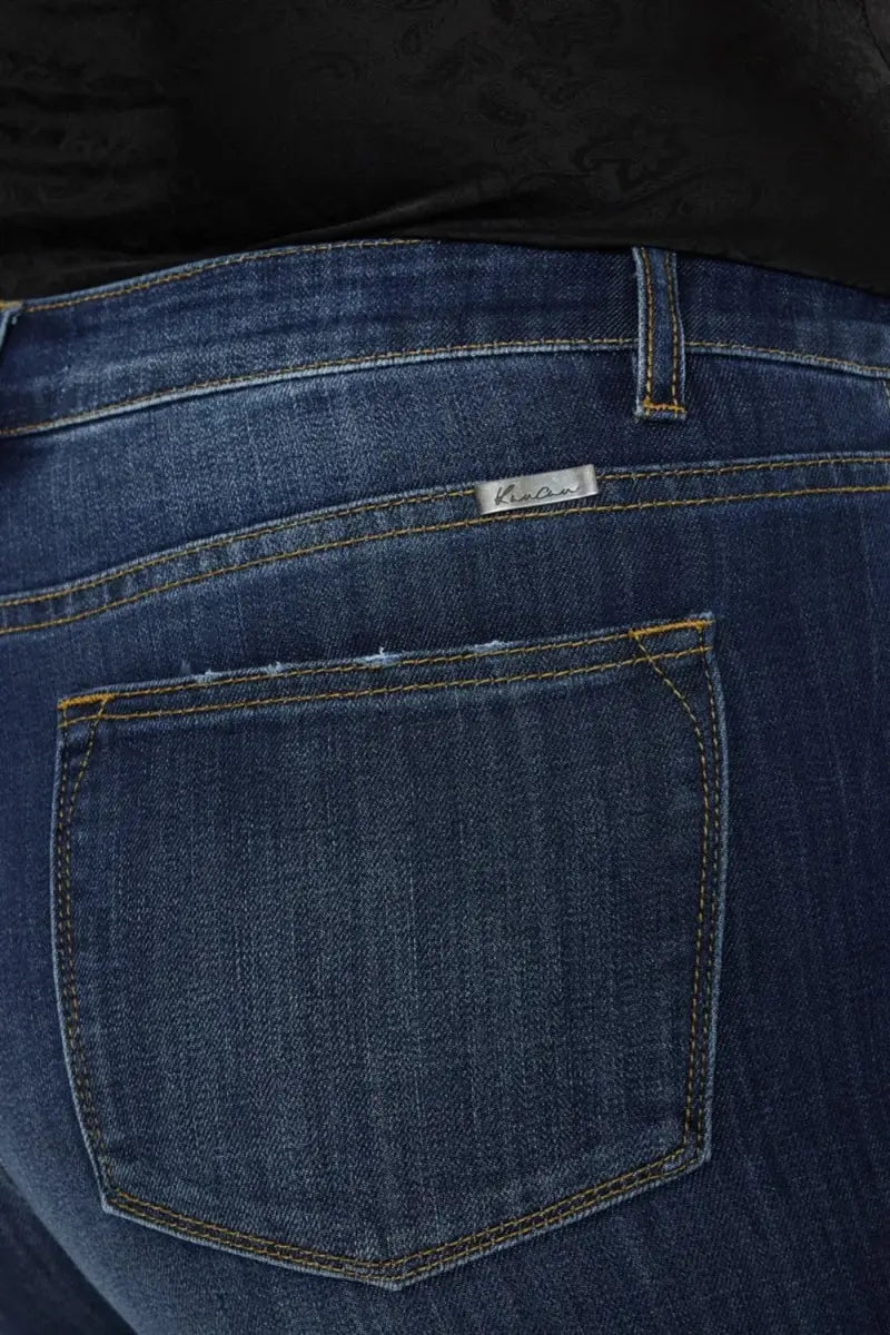Women's Jeans - Flattering Fit - Mid Rise Slim Flare