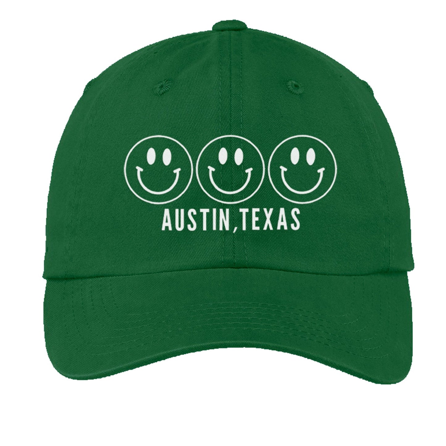 Smile Austin Texas Baseball Cap