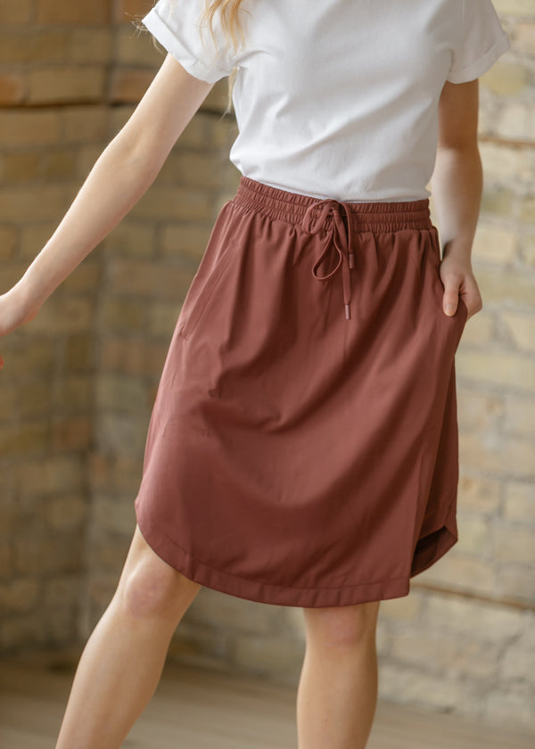 Kenedi Mulberry Athletic Sport Skirt