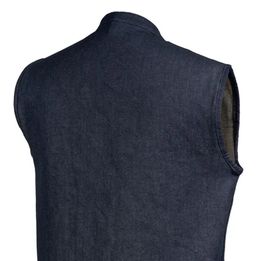 Kershaw Men's Motorcycle Denim Vest