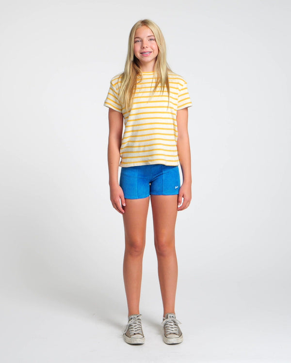 Kid's Terry Tee (Cream/Gold)
