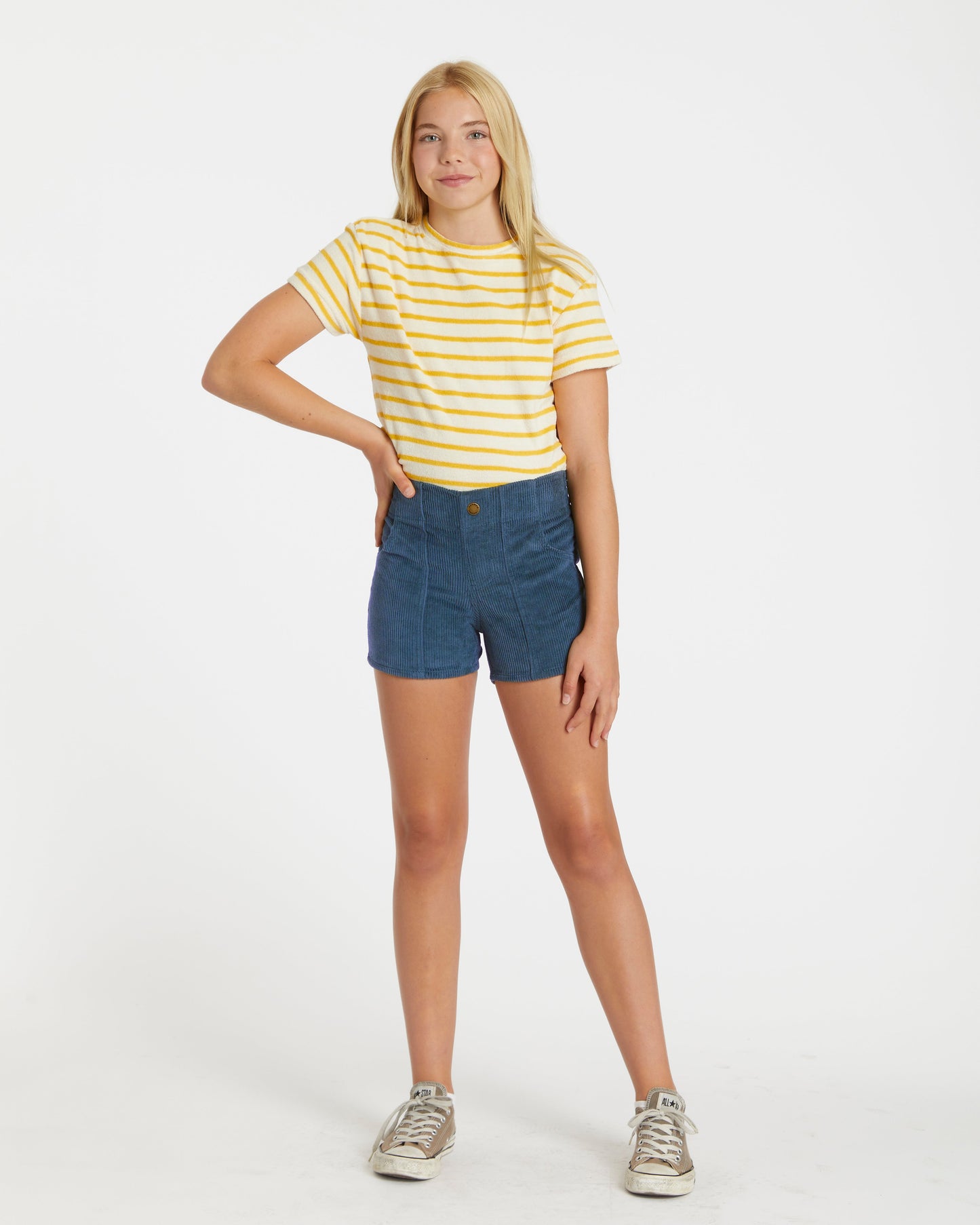 Kid's Terry Tee (Cream/Gold)