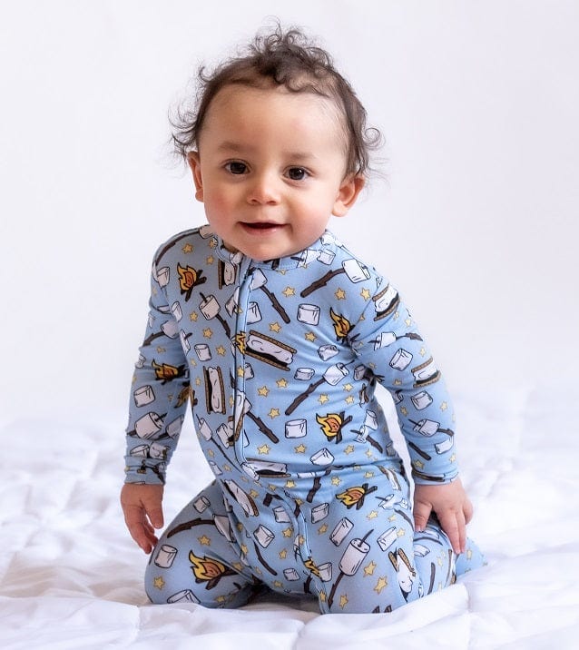 Winter Classics Twilight Meadows - Bamboo Zippy Romper