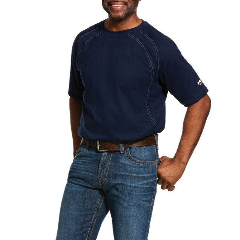 Navy FR Crew Shirt | Ariat