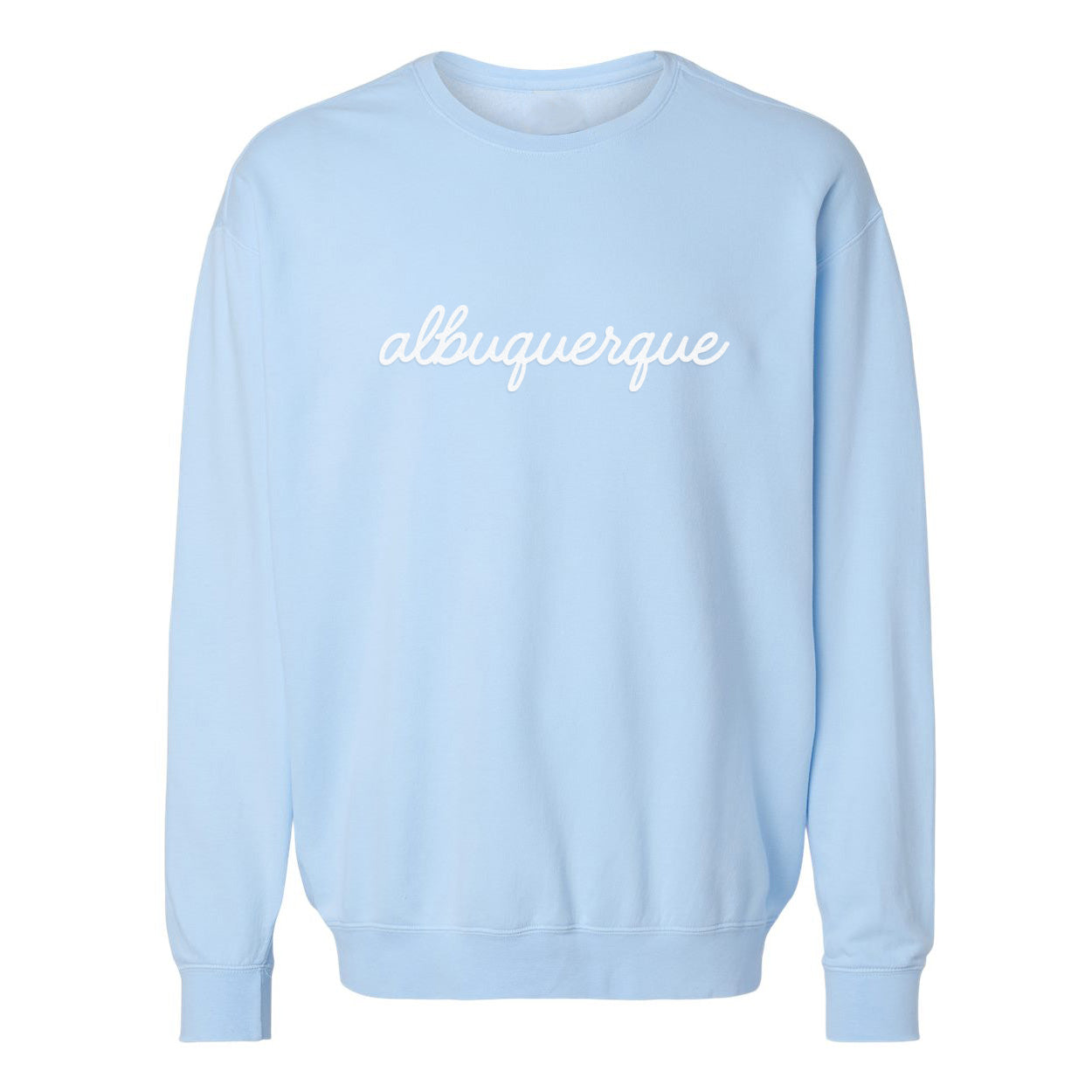 Albuquerque Cursive Washed Sweatshirt