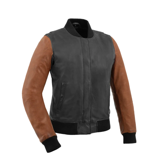 Lella Women's Motorcycle Leather Jacket