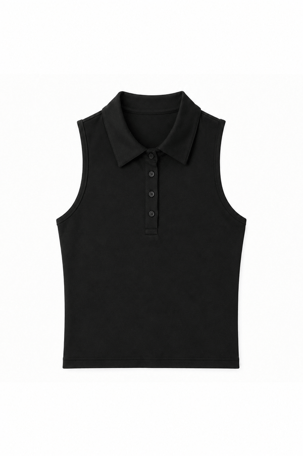 Lexy Organic Cotton Polo Tank