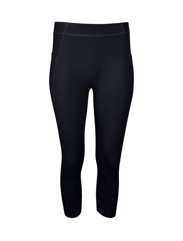 Mae Organic Cotton High Waisted Capri Legging