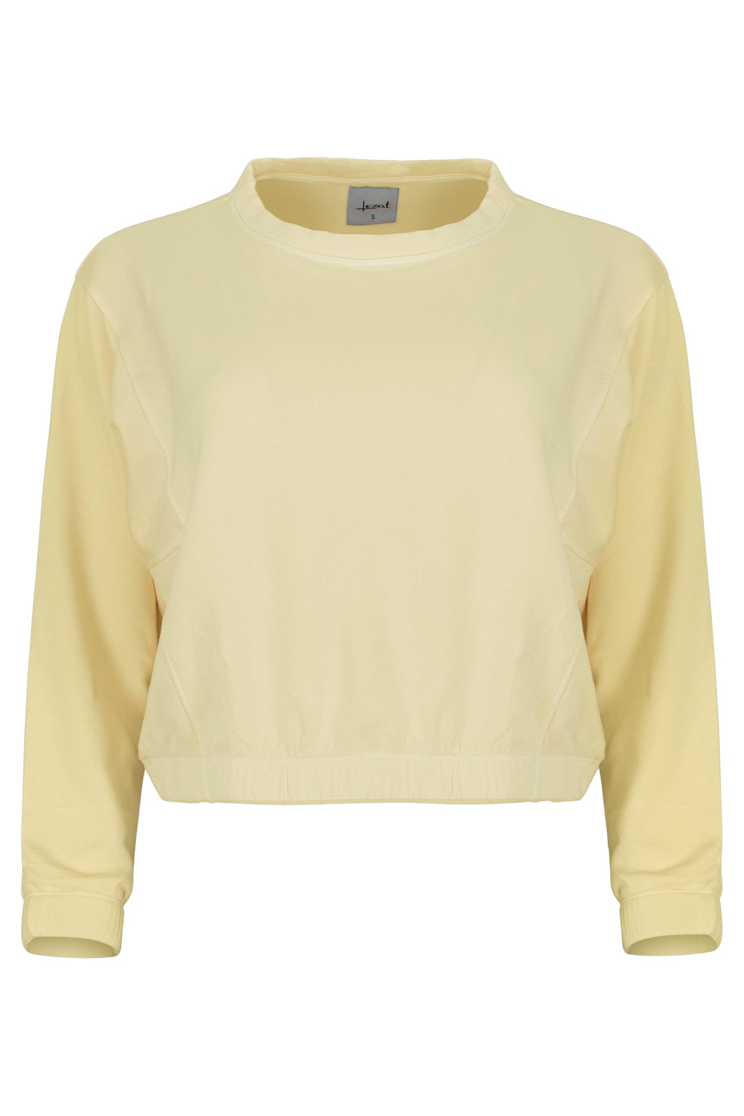 Ivy Boxy Cropped Modal Pullover - Sunny