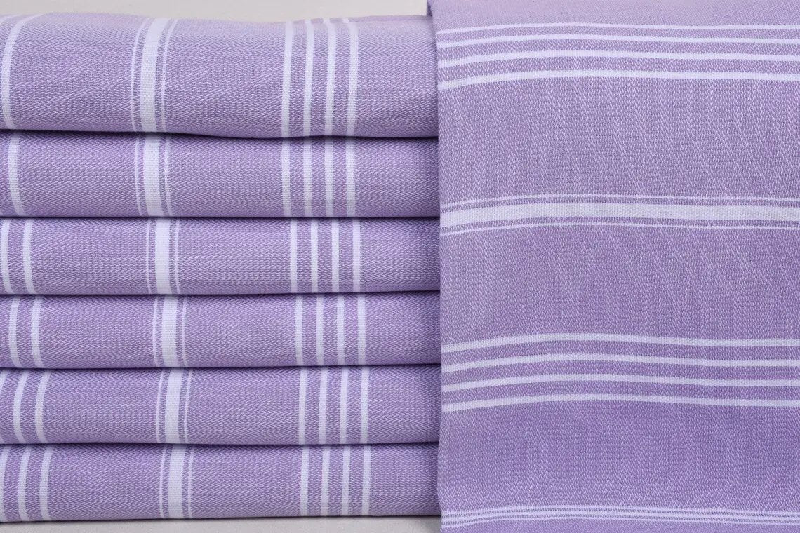 Turkish Towel - Versatile Bath & Beach - Lilac Cotton