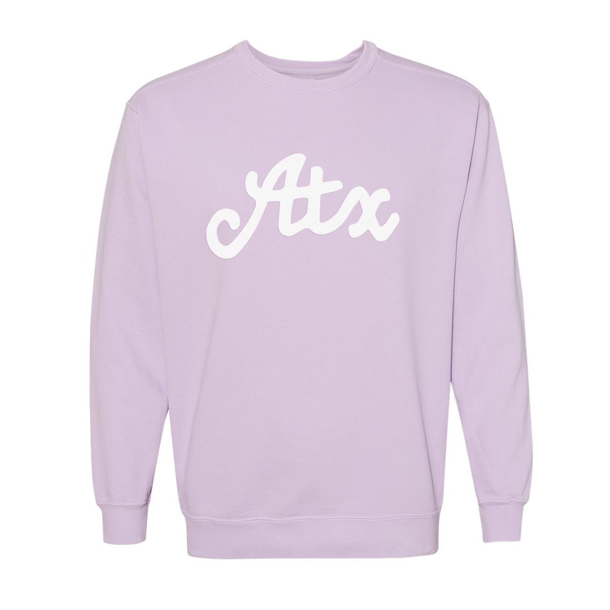 Atx Cursive Washed Sweatshirt