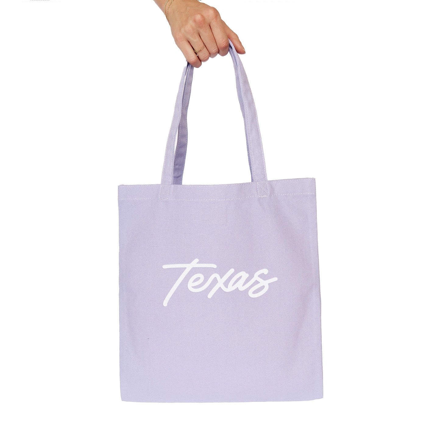 Texas Cursive Tote Bag