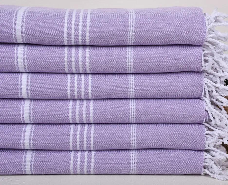 Turkish Towel - Versatile Bath & Beach - Lilac Cotton