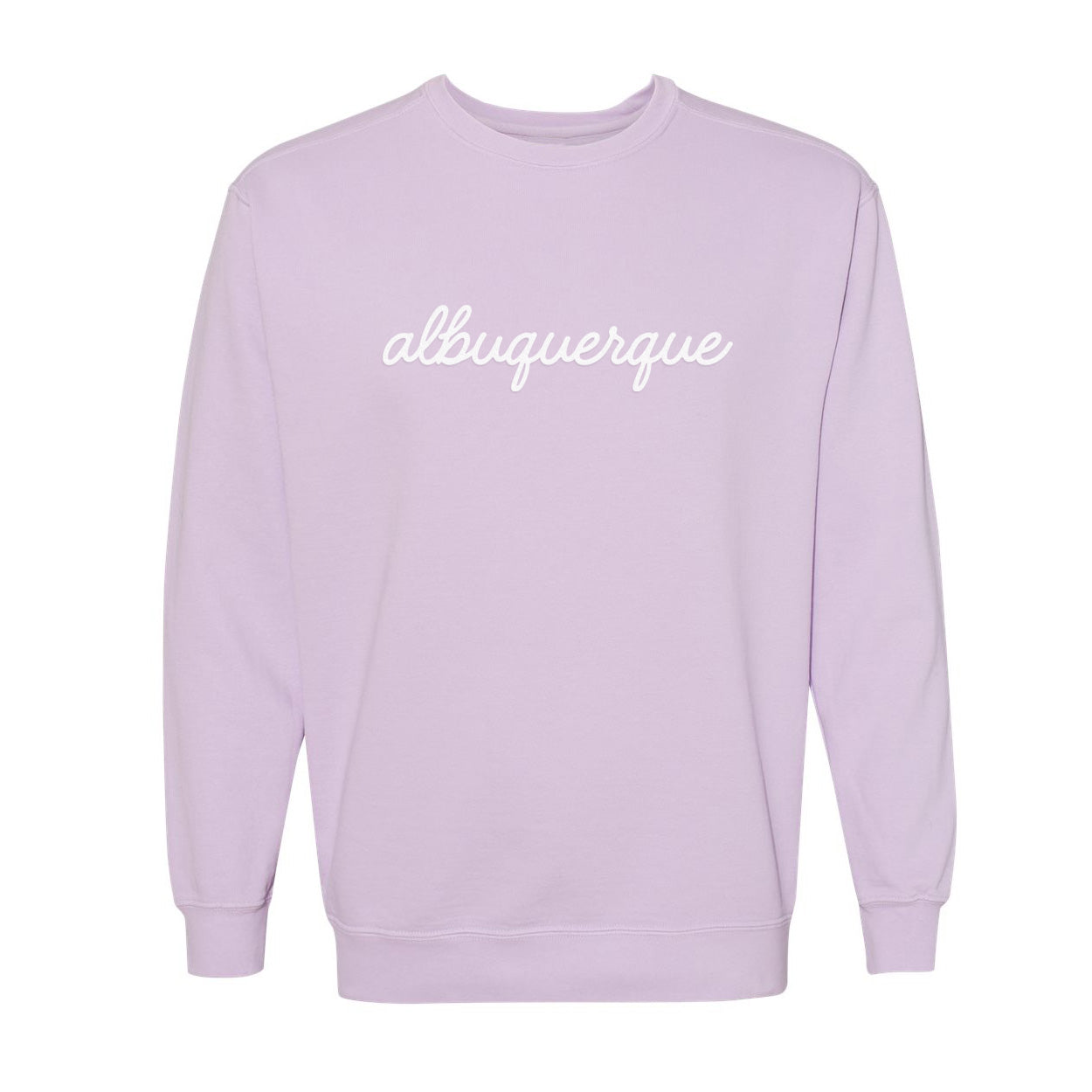 Albuquerque Cursive Washed Sweatshirt