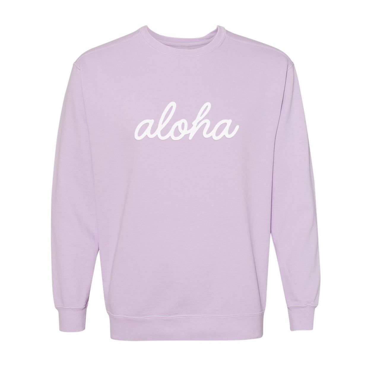 Aloha Cursive Washed Sweatshirt