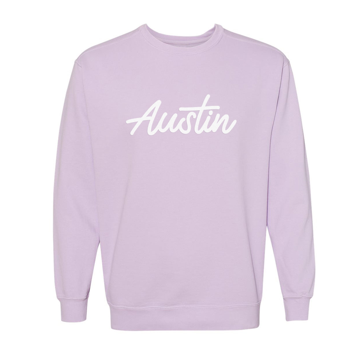 Austin Cursive Washed Sweatshirt