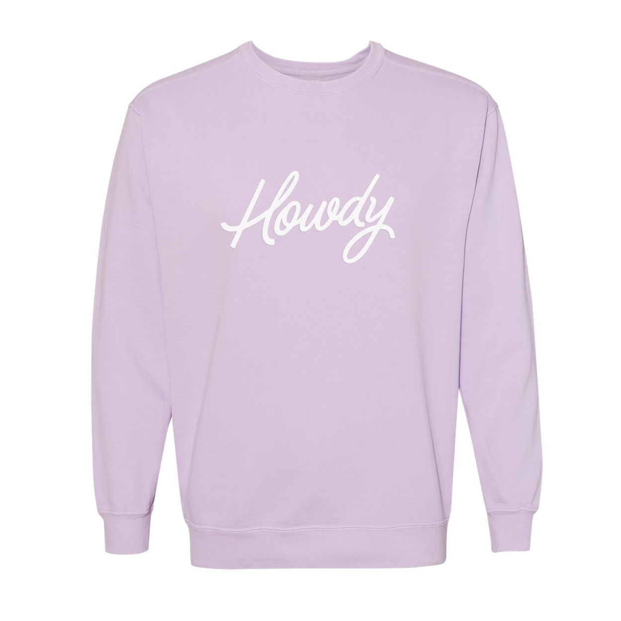 Howdy Cursive Washed Sweatshirt