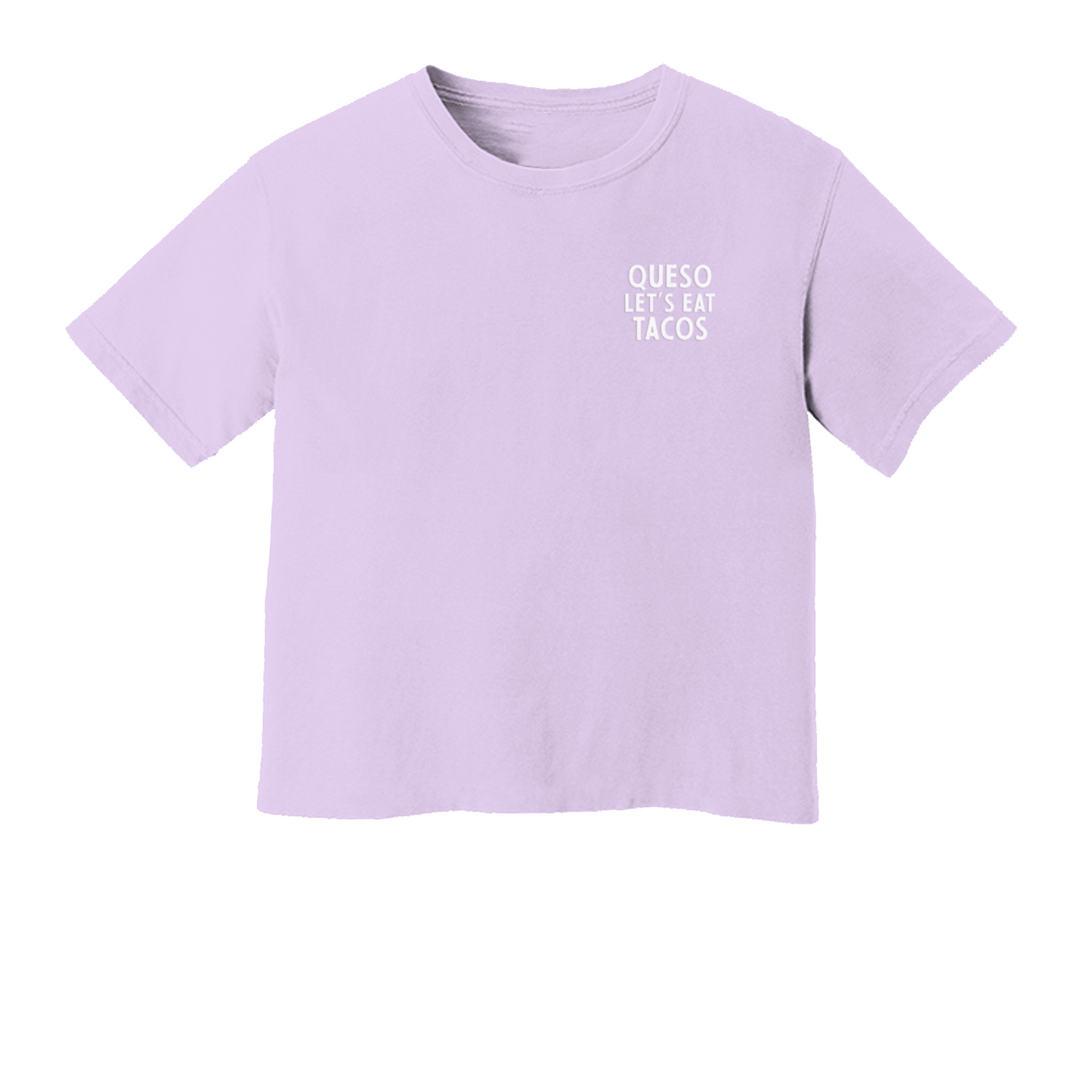 Queso Let's Eat Tacos Washed Tee