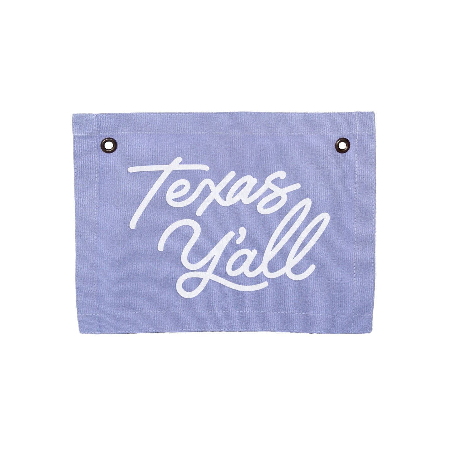 Texas Y'all Small Canvas Flag