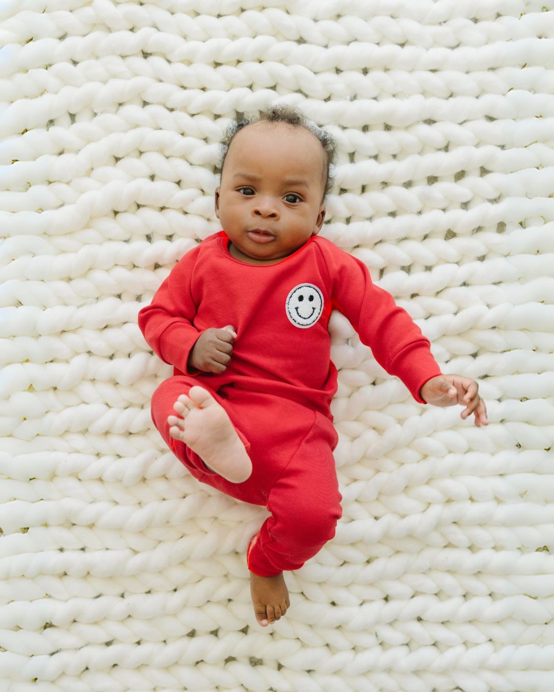 Lounge Set | Smiley Red