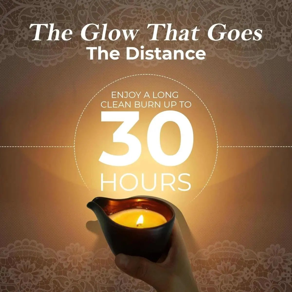 Love Salve Soy Massage Oil Candle Aromatherapy, Skin Care Candle, Long Burn