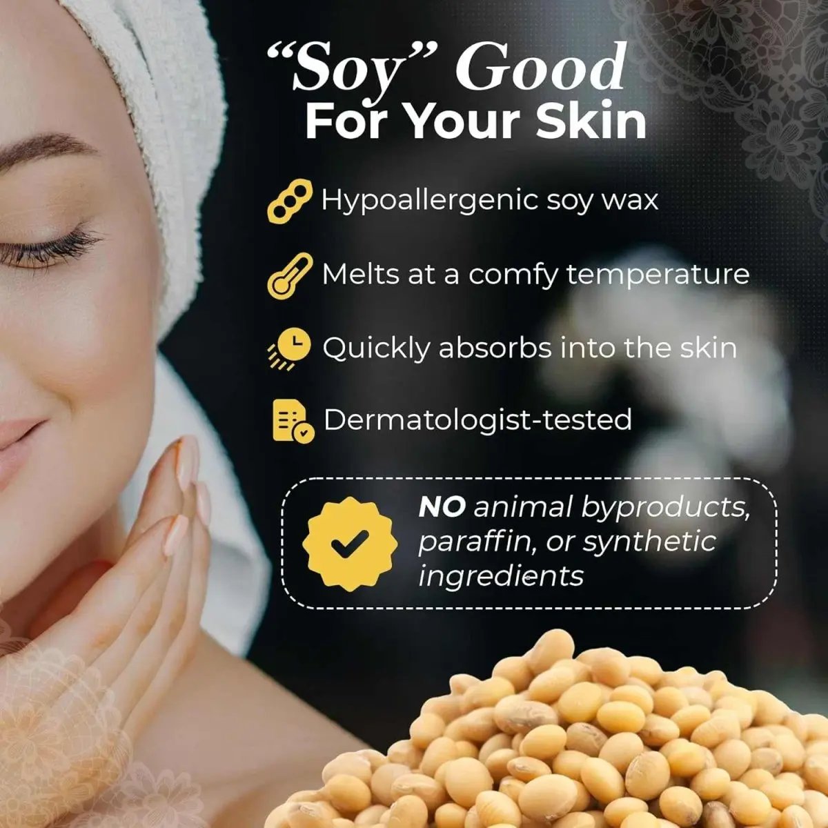 Love Salve Soy Massage Oil Candle Aromatherapy, Skin Care Candle, Long Burn