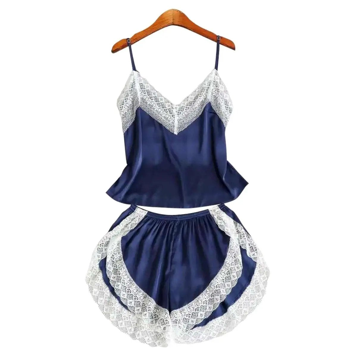 Women's Silk Babydoll Cami - Sleeveless Lingerie Nightwear