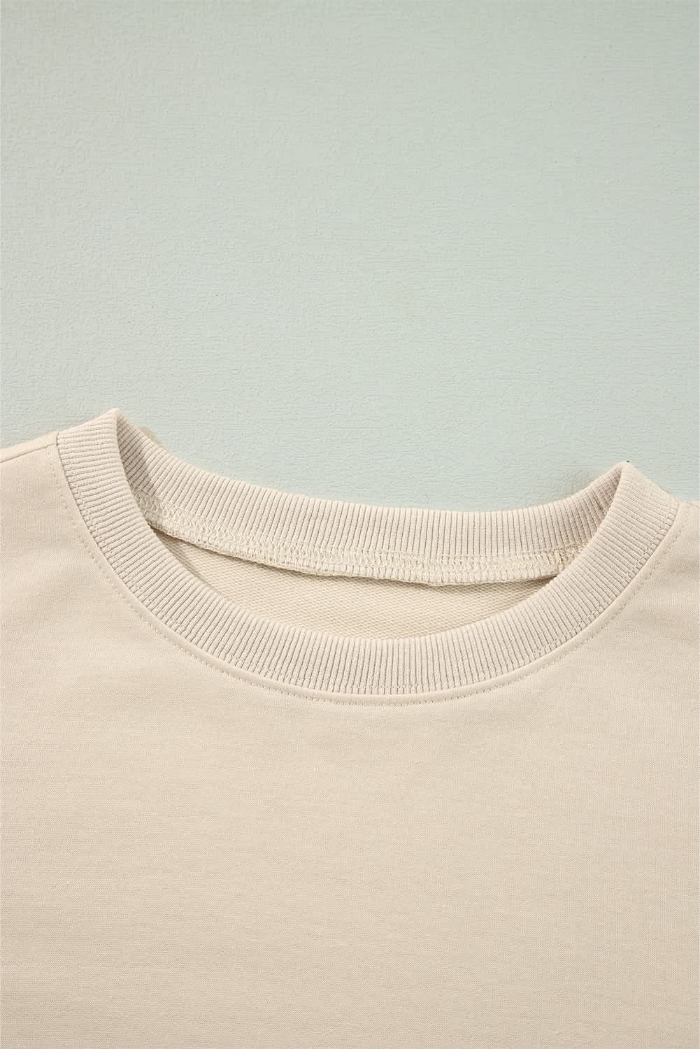 Love Salve Ruffle Shoulder Top Women's Elegant Blouse Fall Fashion Solid Color