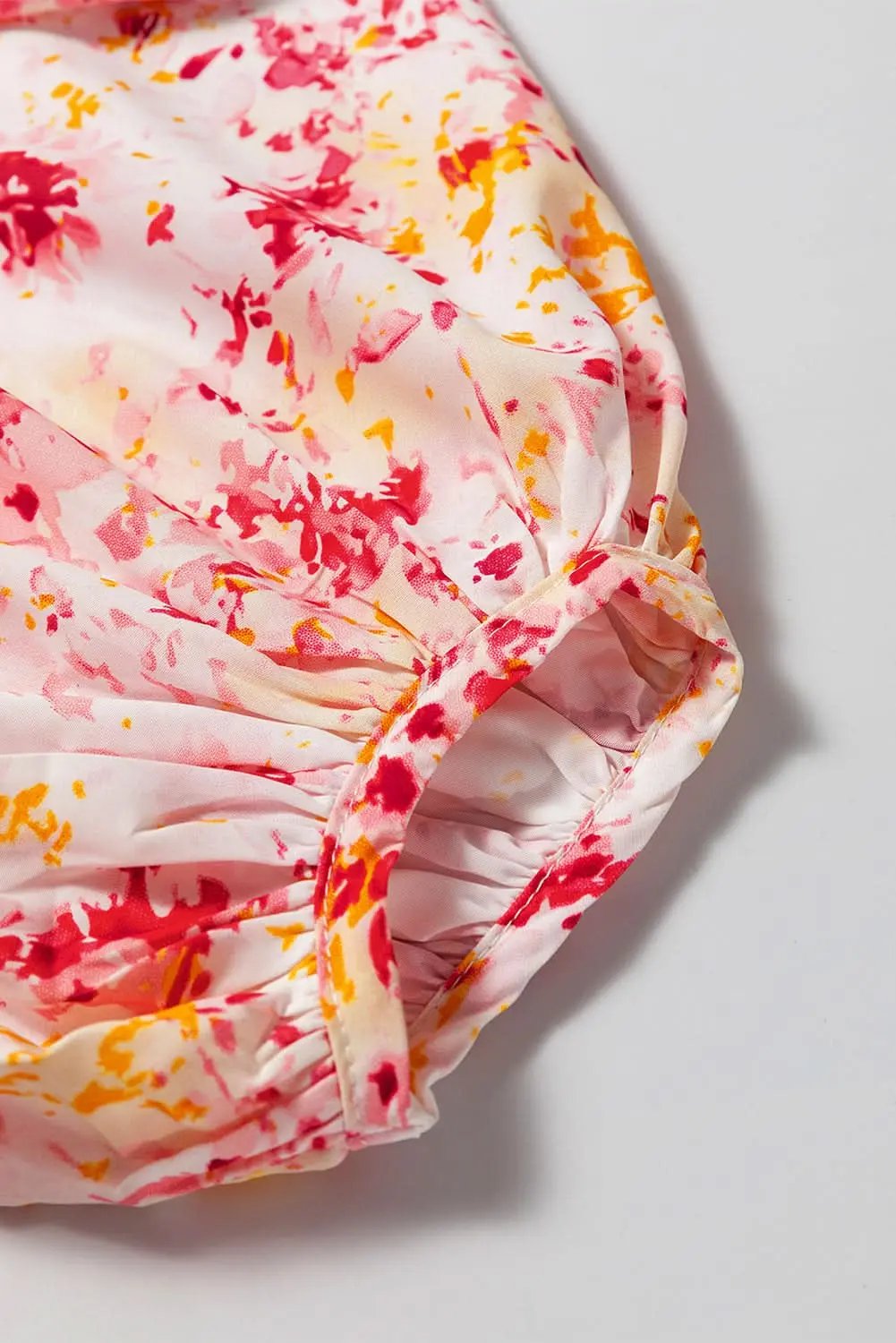 Love Salve Charming pink floral blouse