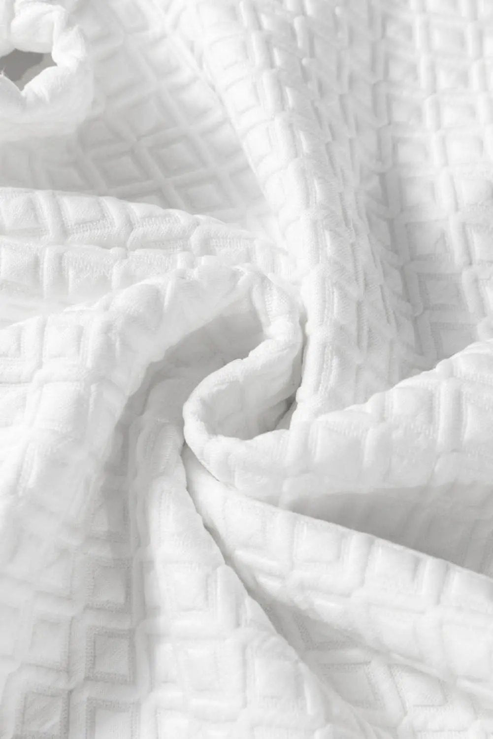 Love Salve Elegant white puff sleeve top