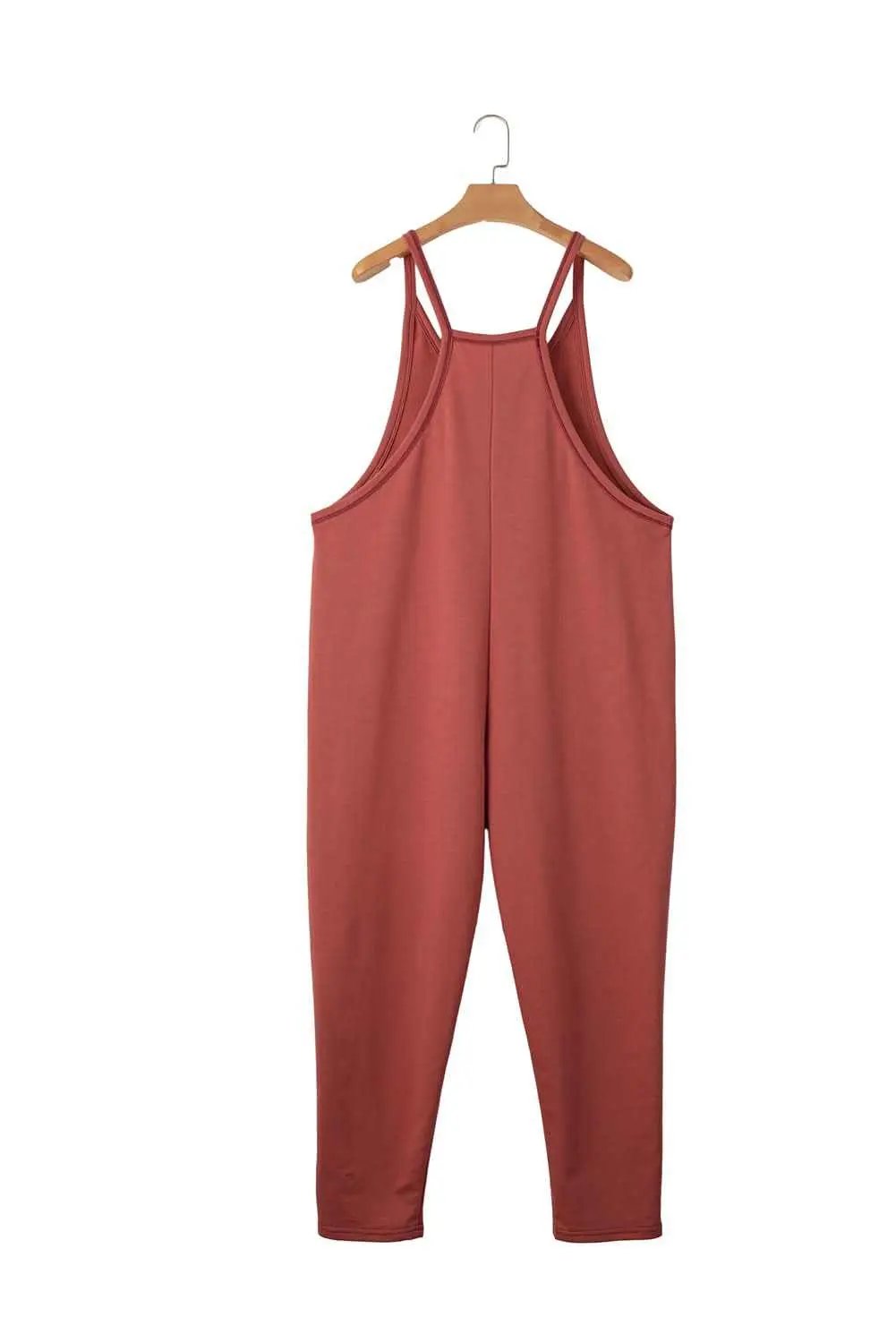 Love Salve Gold Flame Harem Pants Women's Jumpsuit Side Pockets Sleeveless