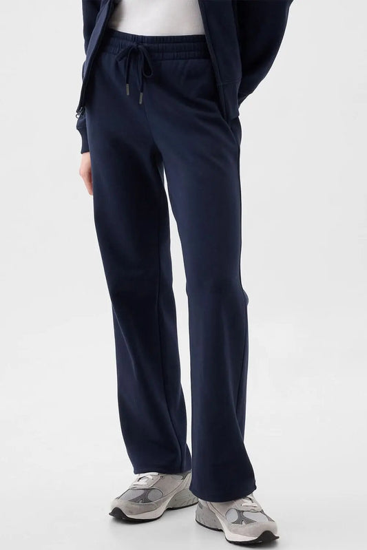 Love Salve Navy blue fleece pants with drawstring
