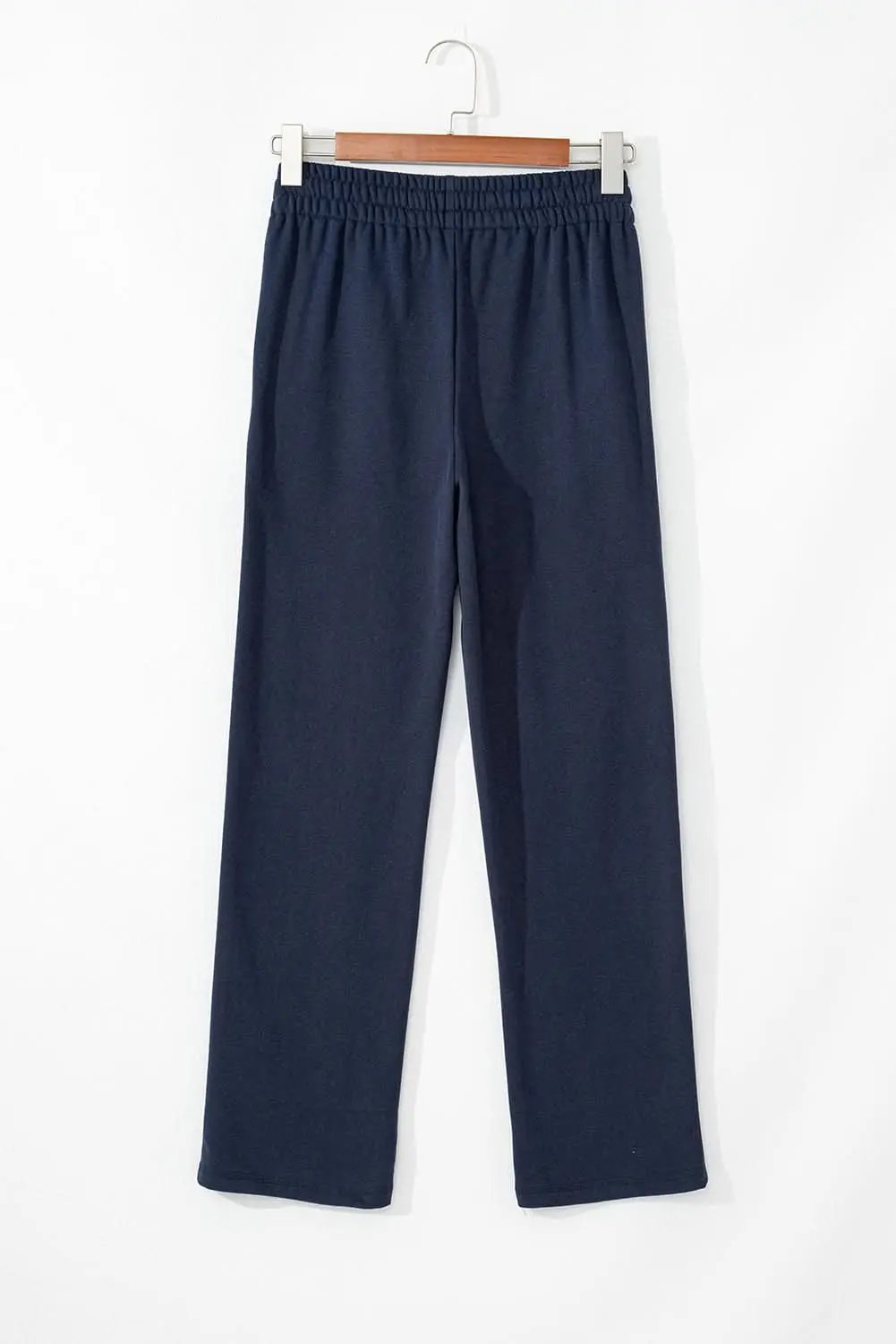 Love Salve Navy blue fleece pants with drawstring