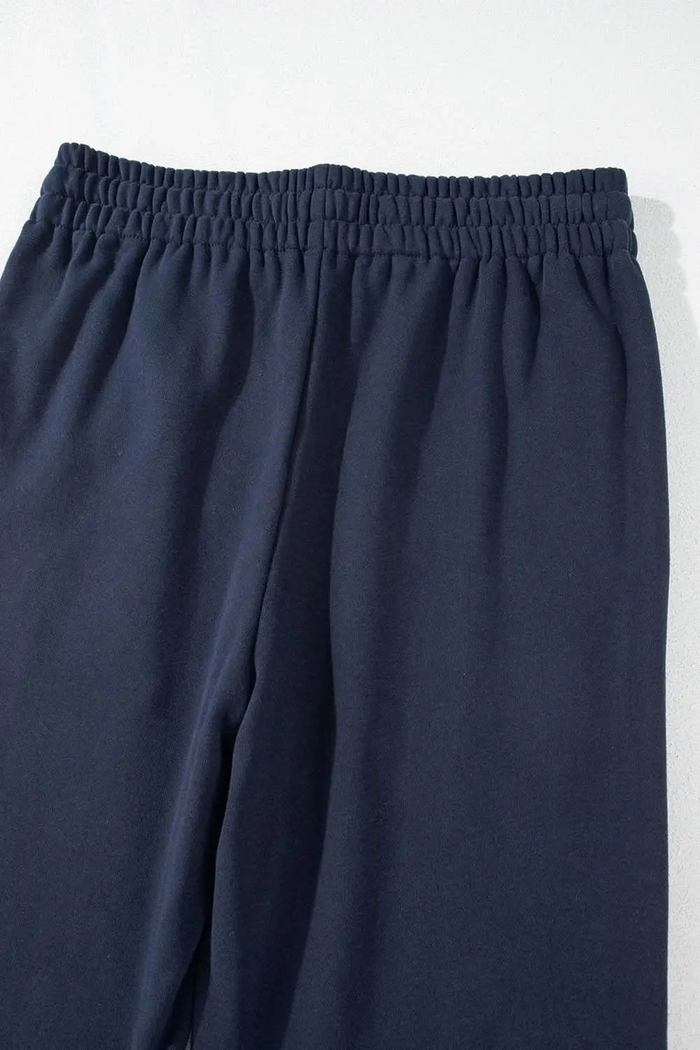Love Salve Navy blue fleece pants with drawstring