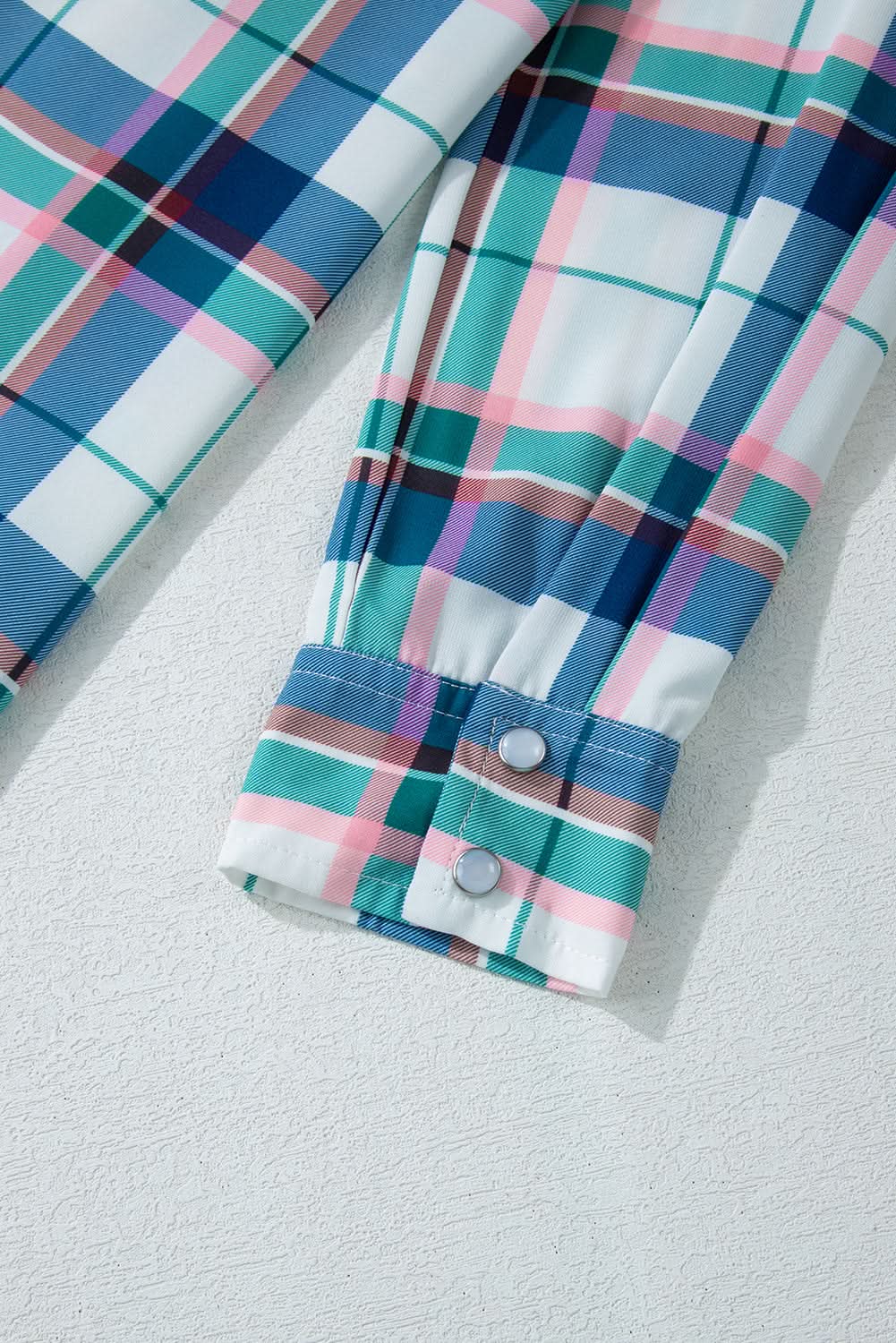 Love Salve Blue Plaid Loungewear Women's Pajama Set: Soft & Casual