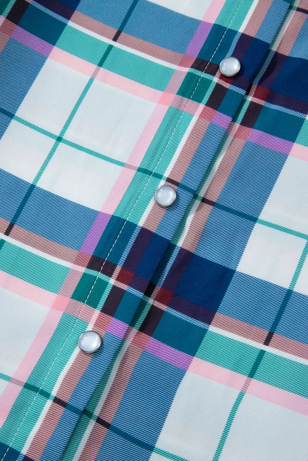 Love Salve Blue Plaid Loungewear Women's Pajama Set: Soft & Casual