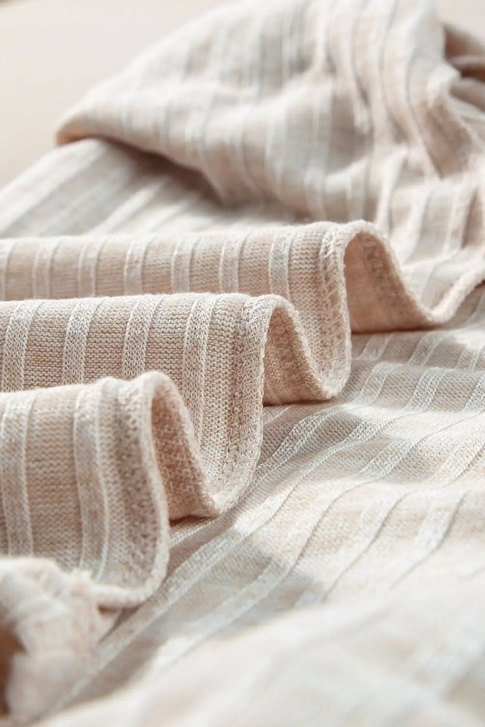 Love Salve Khaki Ribbed Knit Set Women's Loungewear Set Comfy & Casual