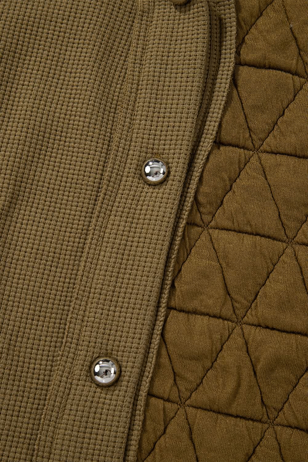 Love Salve Cozy jungle green hooded jacket