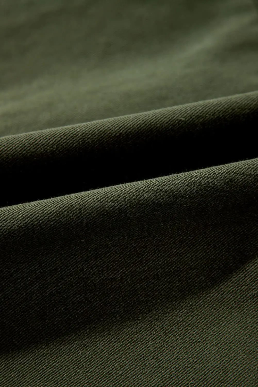 Love Salve Moss green collared jacket for women