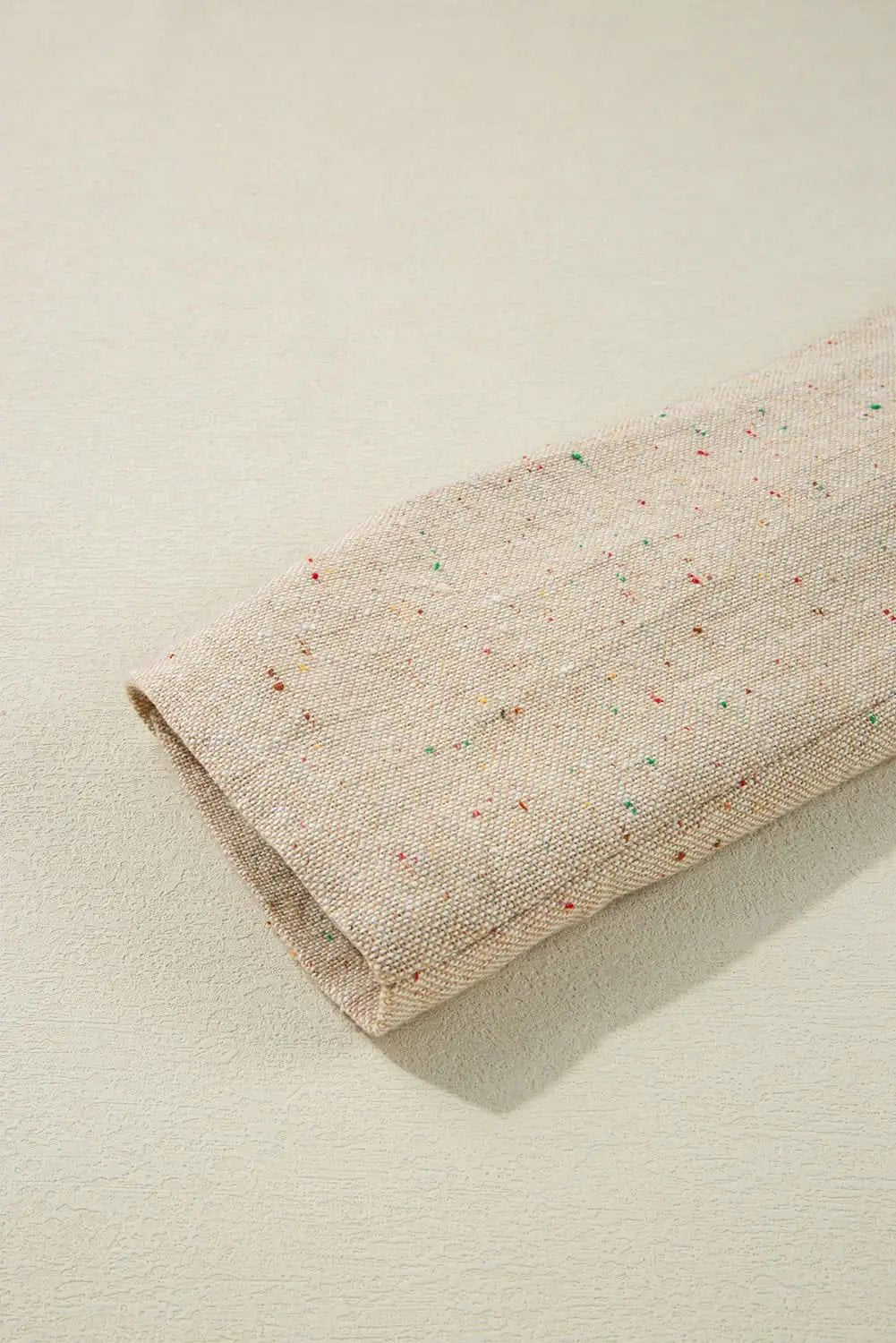 Love Salve Chic oatmeal suit jacket for women