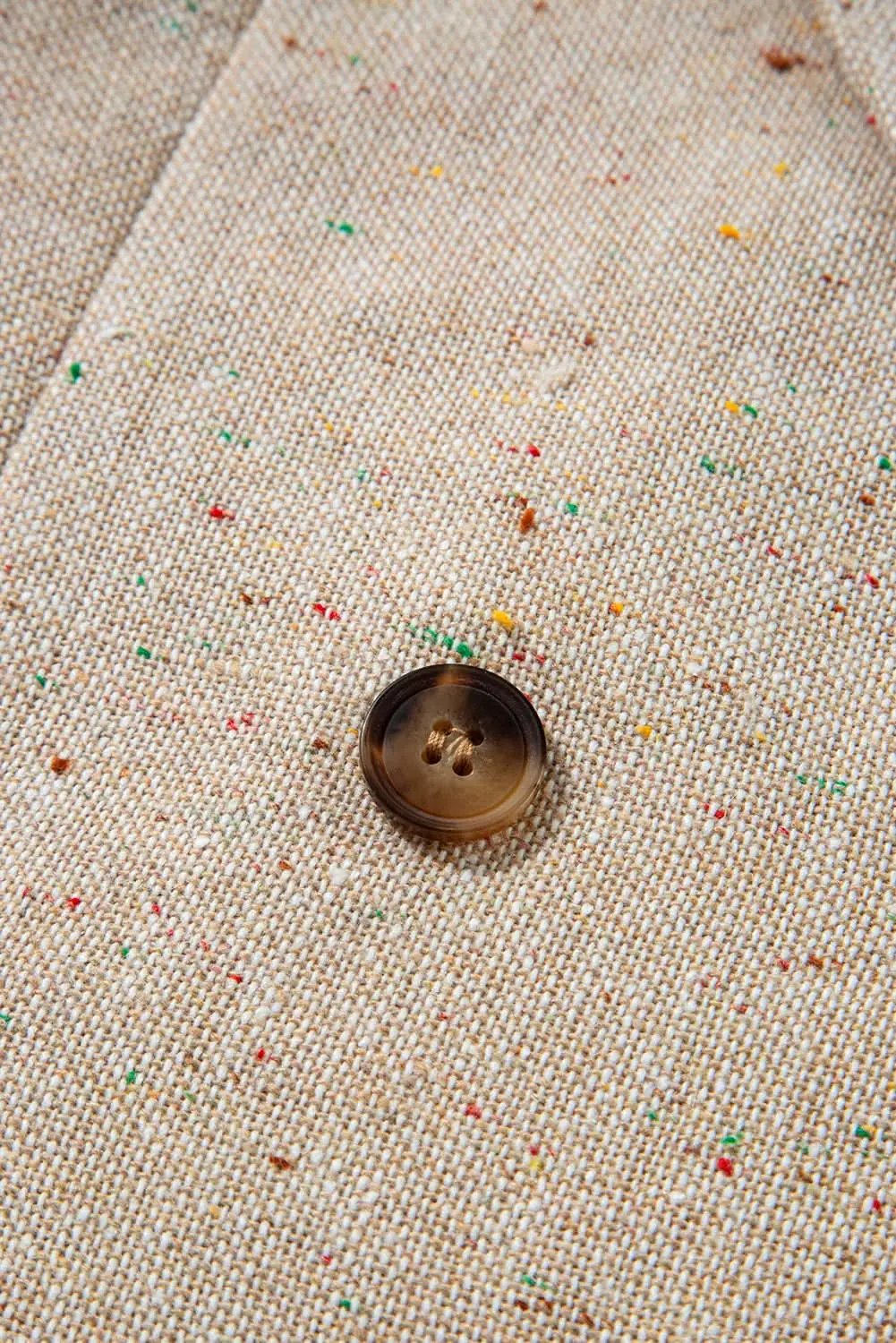 Love Salve Chic oatmeal suit jacket for women