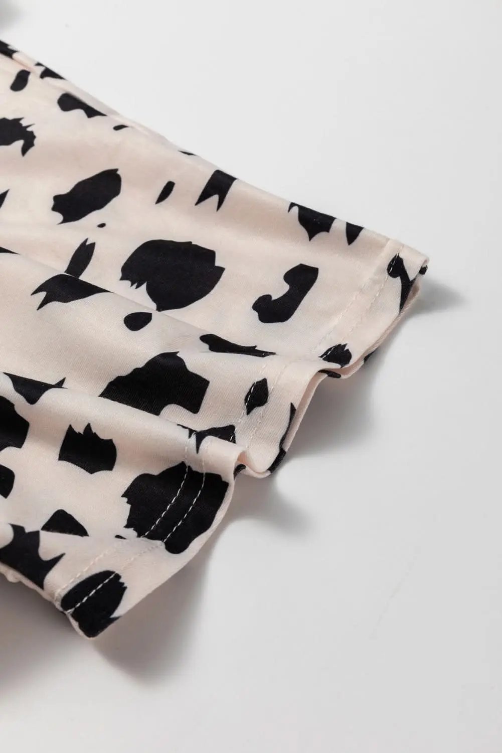 Love Salve Khaki Leopard Print Twist Open Back Plus Size Top