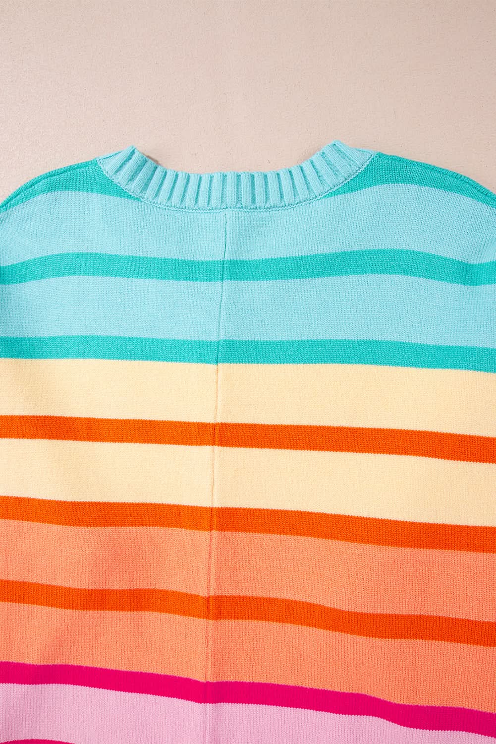 Love Salve Loose-fit yellow striped sweater
