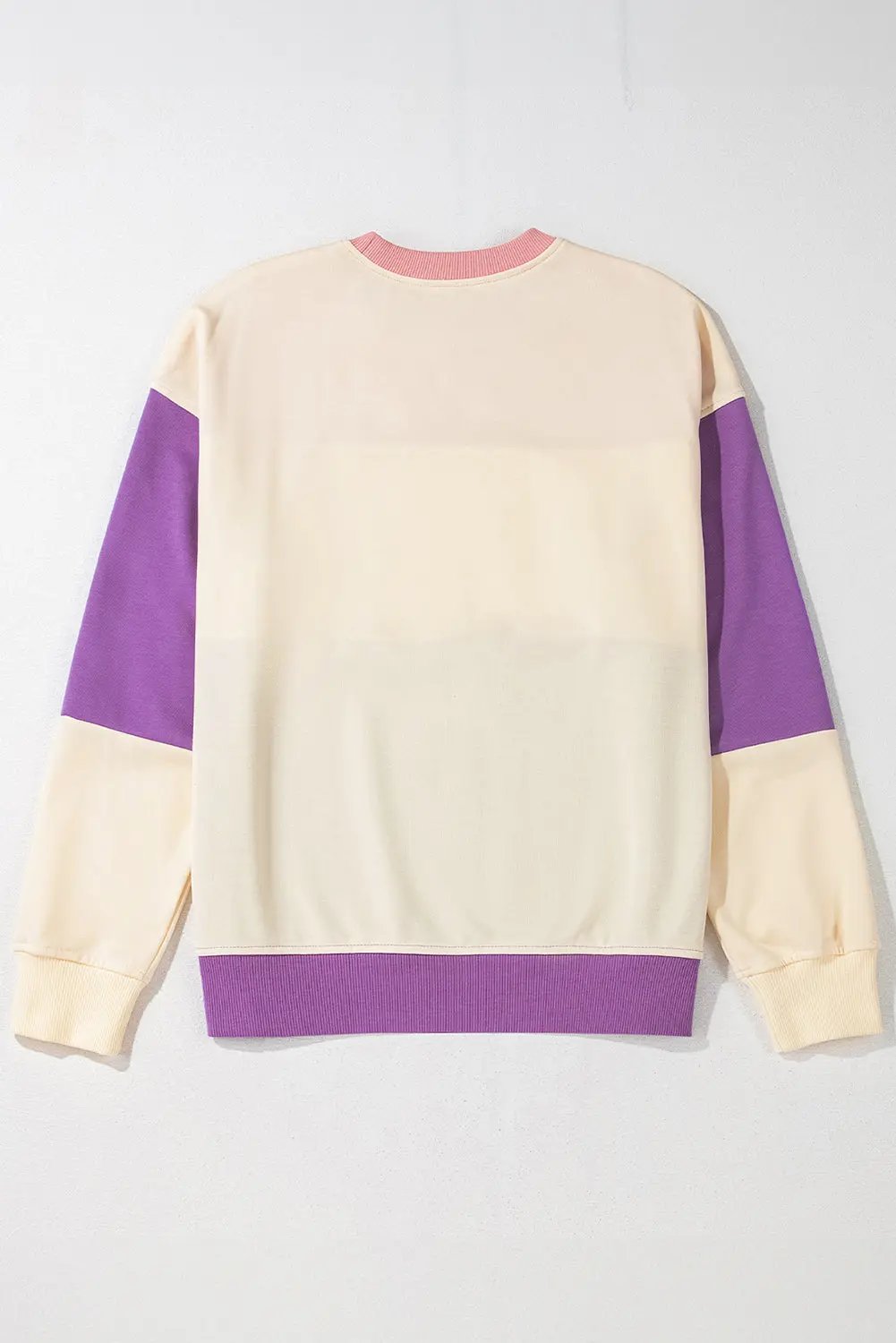 Love Salve Meadow mauve patchwork sweatshirt