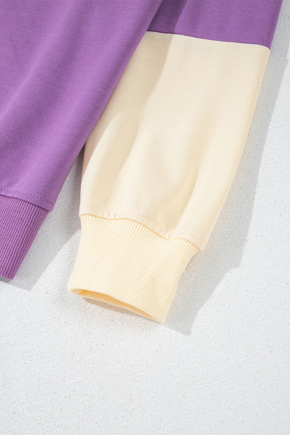 Love Salve Meadow mauve patchwork sweatshirt