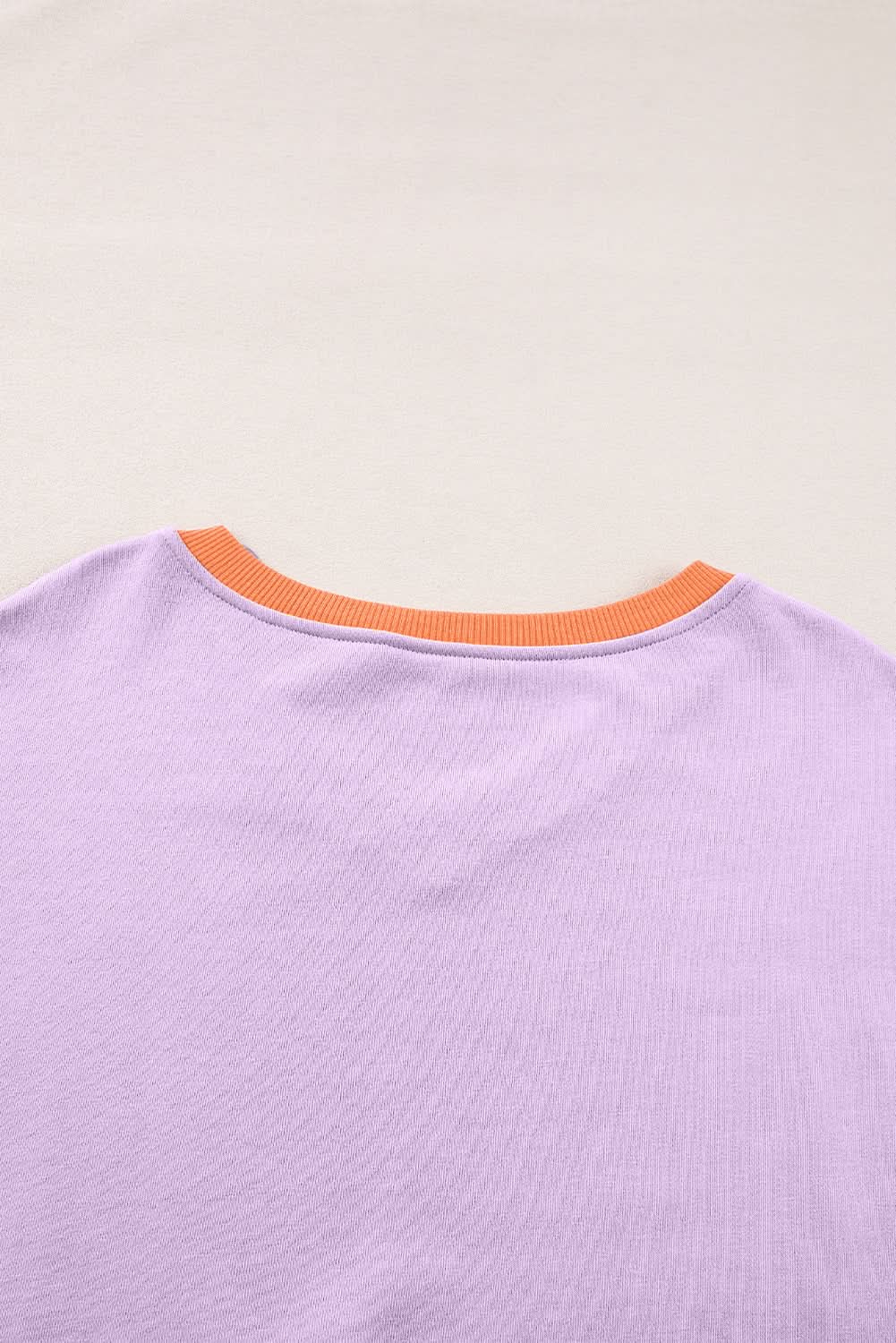 Love Salve Orchid bouquet v-neck sweatshirt