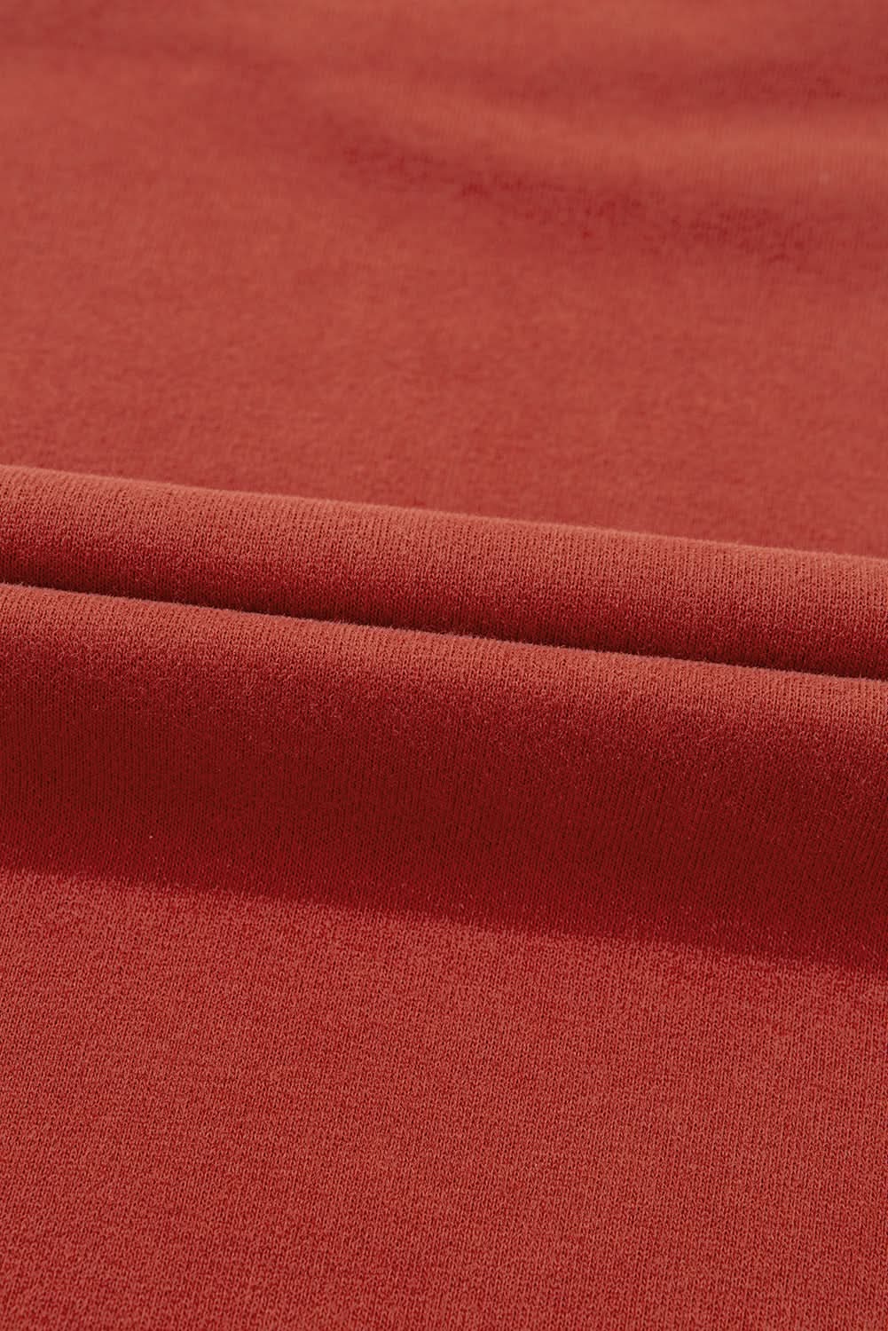 Love Salve Red clay oversized drawstring hoodie