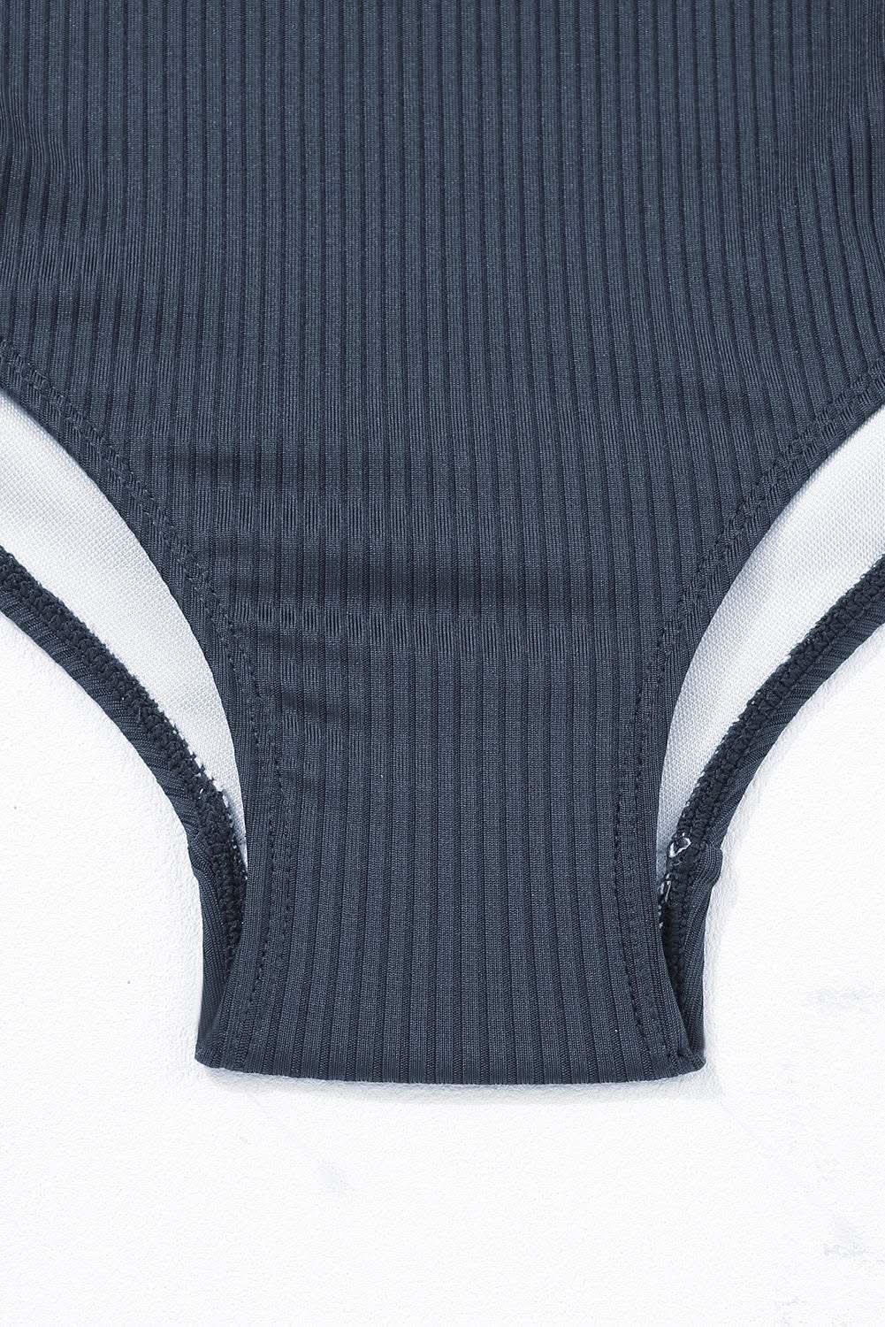 Monokini One-Piece - Adjustable Fit - Ribbed