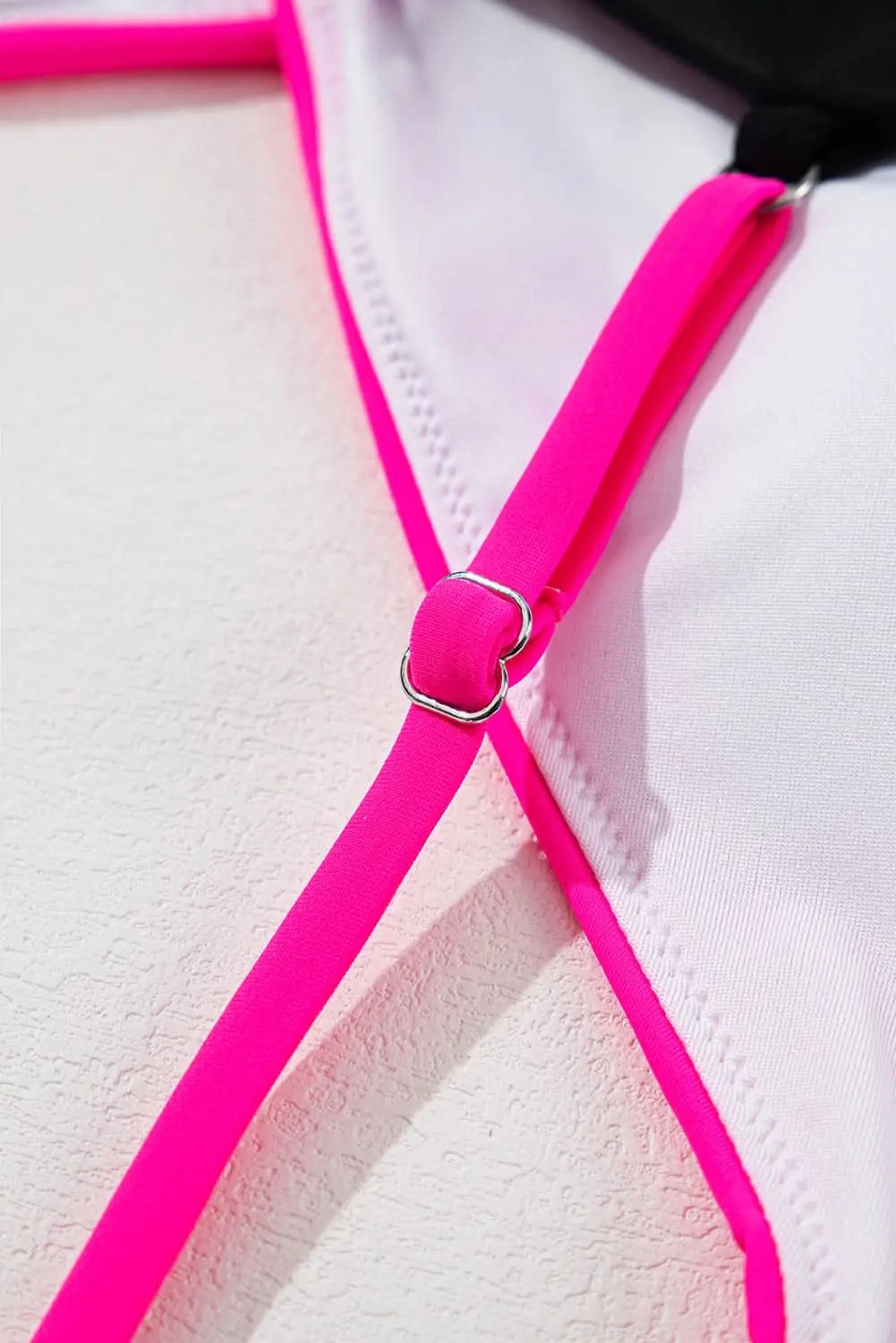 Women's Monokini - Chic Cutout, Flattering - Rose Red Vacation