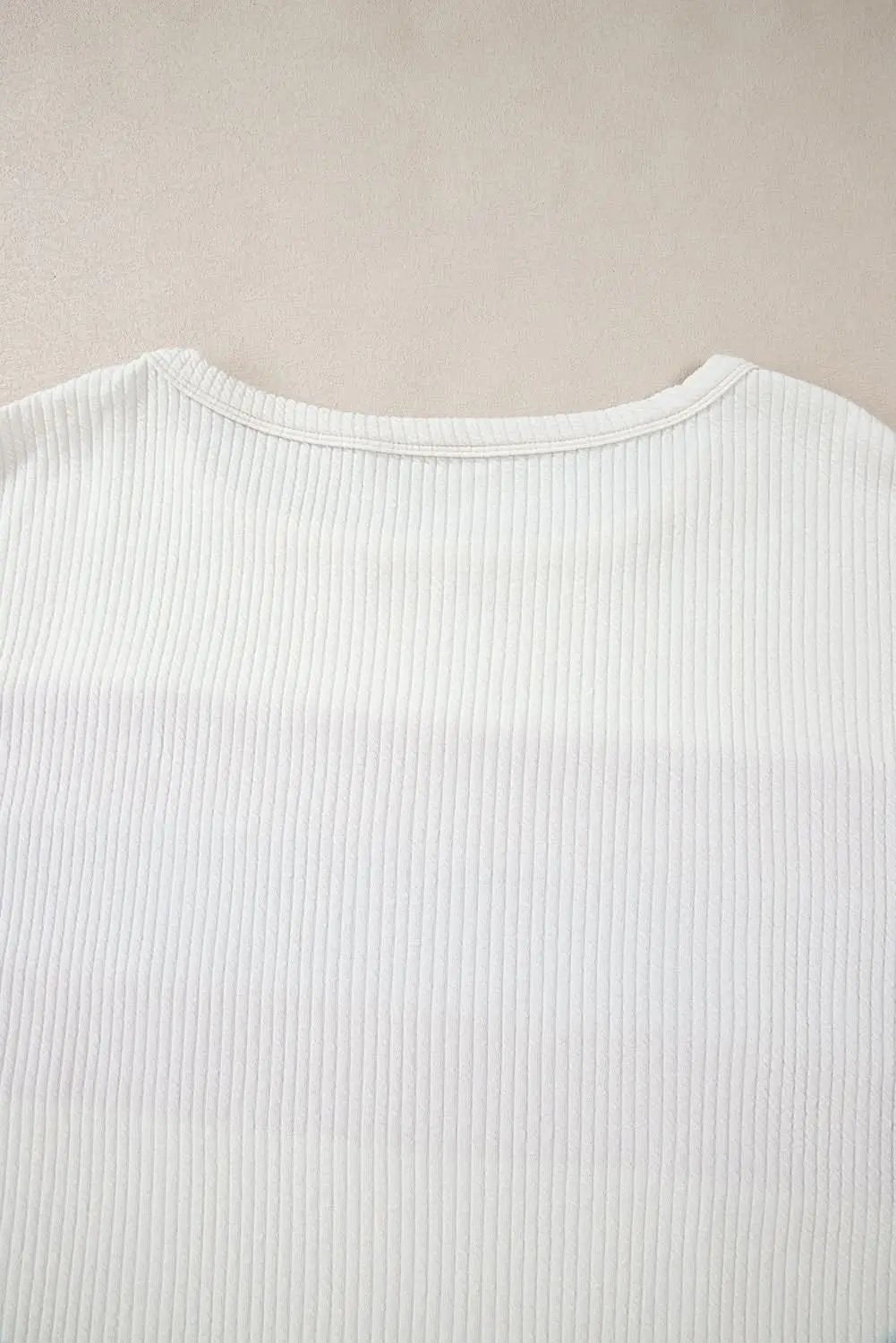 Love Salve White Knit Top Women's Casual Drop Sleeve Trendy Fashion Top